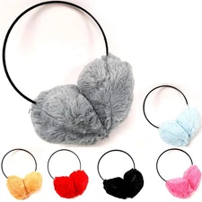 Women's Men Warm Fluffy Ear Muffs Winter Earmuffs Soft Warmer Cover Ear Muffs