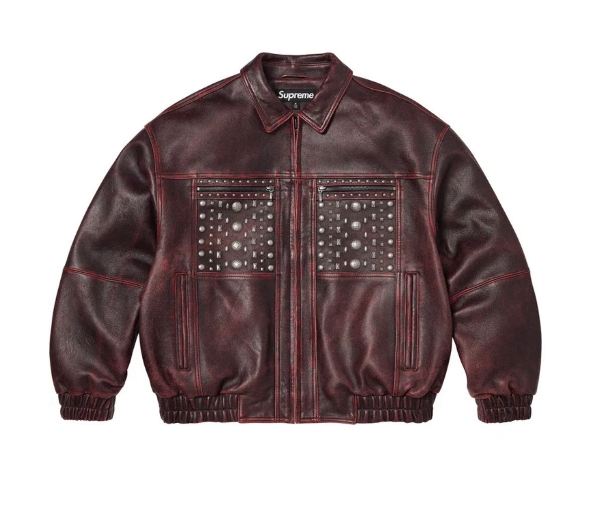 Supreme Leather Outer Shell Studded Coats, Jackets & Vests for Men