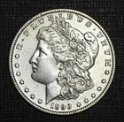 1890-S Morgan Silver Dollar ... XF