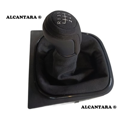 FÜR VW GOLF 5 6 EOS SCIROCCO 3 SCHALTSACK  SCHALTKNAUF ALCANTARA   6 GANG  KPN5