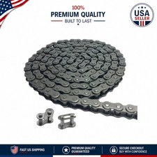 Durable 5 Feet Roller Chain - 160 Links with 2 Connecting Links for Mini Bikes