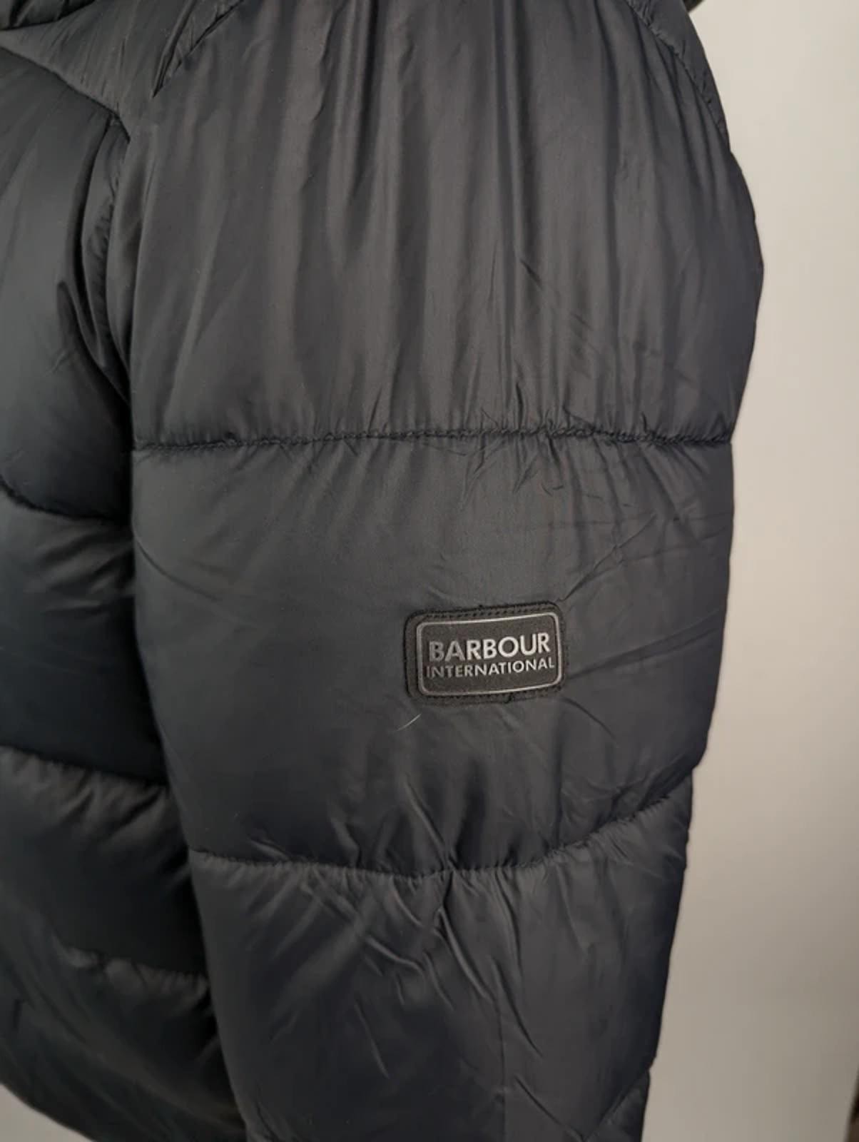 Barbour International Women's Olivios Short Puffer Jacket - Black size uk 14 NEW image 4