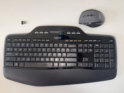 Logitech MK710 M705 Wireless Desktop Mouse Keyboard Combo Unifying USB Rec.  #13