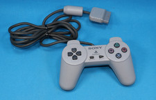 OEM Sony PlayStation 1 PS1 PSOne Controller SCPH-1080 CLEANED TESTED GREY G