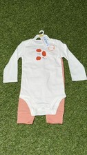 Carters Baby Halloween Pumpkin 2 PIece Cotton Set NWT 12 Mths