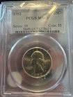 1952 25C Washington Quarter PCGS MS65