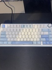 Aula F75 Mechanical Keyboard 75% Glacier Blue, 3-Mode, 2.4GHz, Bluetooth, Wired