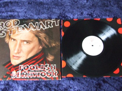 1980 Rod Stewart - Foolish Behaviour - LP Album Record Vinyl - HS 3485
