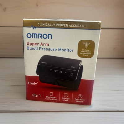 #ad Omron Evolv Upper Arm Blood Pressure Monitor Bluetooth HEM 7600T Wireless New $92.95