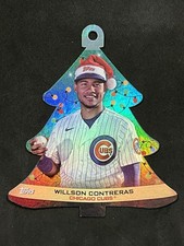 2022 Topps Holiday Die Cut Ornament Willson Contrera - Chicago Cubs #WHO-WC