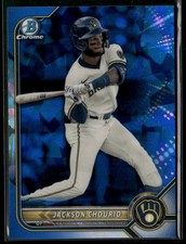 2022 Bowman Draft Sapphire Edition #BDC-115 Jackson Chourio