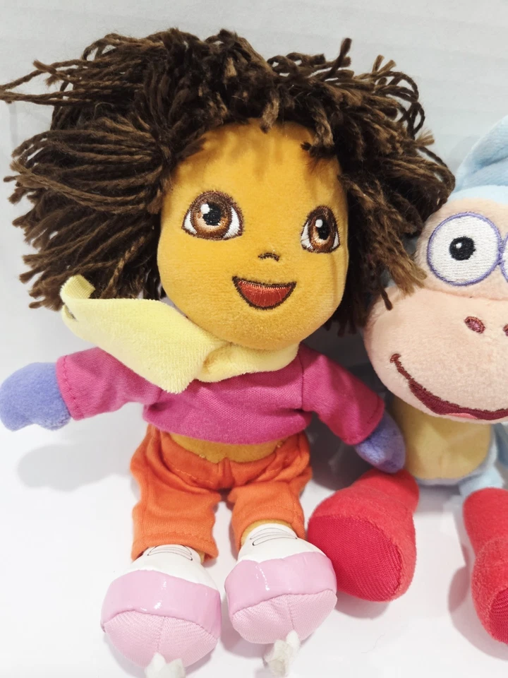 Ty Beanie Babies 8” Dora la Exploradora, Botas, Diego, Swiper Lote de 5 Juego de Peluche Foto 2 de 4