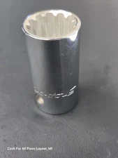 1/2" Drive SAE #20, 5/8" Hex, Shallow Spline Socket SES201B vhtf SNAP ON TOOL