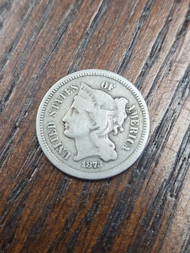 1873 Three Cent Nickel — photo from the most recent tracked eBay sale