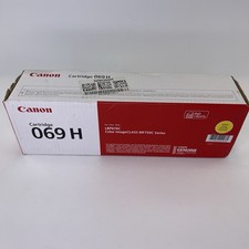 Canon 069H Yellow High Yield Toner Cartridge 5095C001 Genuine OEM Retail Box