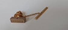10K Yellow Gold Bickerstaff Brick Co. Alabama Ruby Tie Pin 2.4 Gr.