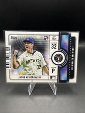 2026 Topps Series 1 Jacob Misiorowski Big Ticket Player Milwaukee Brewers #BTP-2
