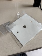 focus sb Ambassador 1g plank plate in white, with 10mm hole for thimble sensor