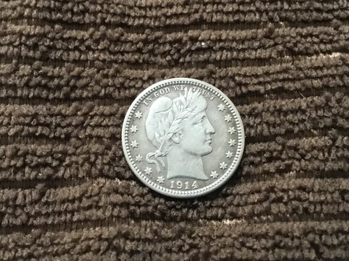 1914 D  Barber Quarter