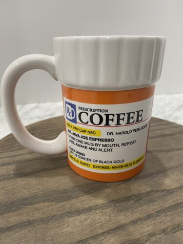 Rx Prescription Coffee Mug Java Freaks Perfect Gift Idea! Father's Day