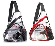 Clear Sling Bag Red or Black – Stadium, Travel & Concert for Men & Women