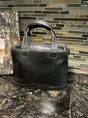 30303　新品 CLUMSY PICTURES COACHJAC KET Coach Vintage Bleecker Satchel Bag 9303 Black Glovetanned