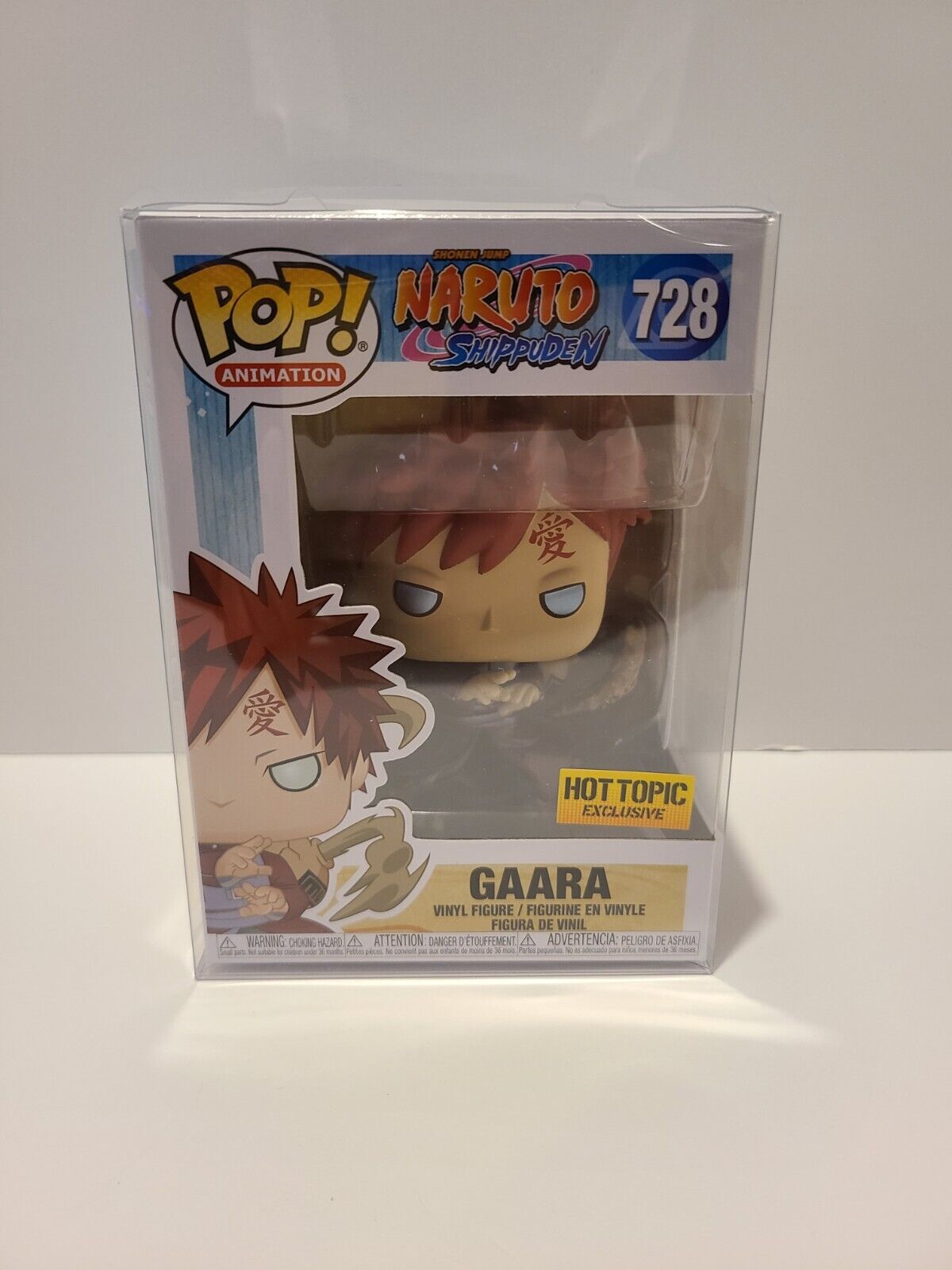 FUNKO POP NARUTO SHIPPUDEN GAARA METALLIC #728 SPECIAL EDITION EXCLUSIVE