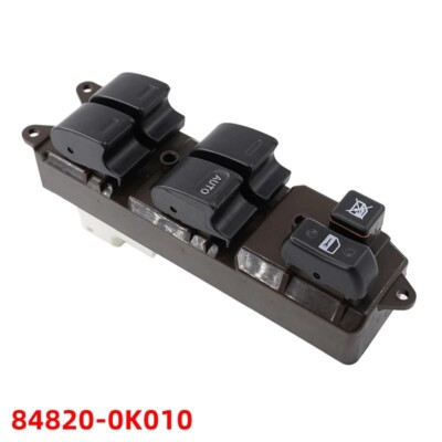 Driver Side Electric Power Window Master Switch RHD 84820-0K010