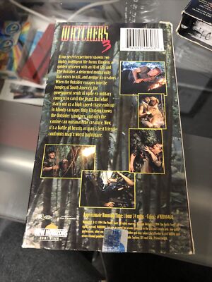 WATCHERS 3 Dean Koontz New Horizons 1994 VHS RARE Horror | eBay