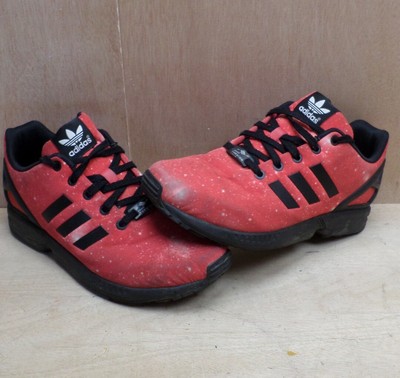 adidas zx flux red and black