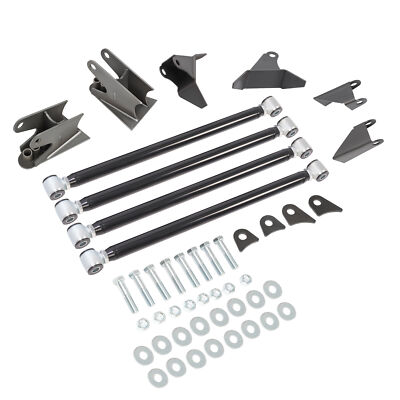 For 3.25” Axle Triangulated 4-Link Rear Suspension Brackets Air