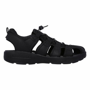 skechers sandals hombre negro