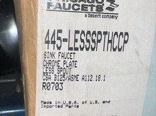 CHICAGO FAUCET 445-LESSSPTHCCP SINK FAUCET