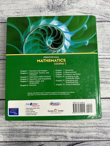 PRENTICE HALL MATHEMATICS COURSE 2, TEACHER EDITION Hardcover - Picture 6 of 7