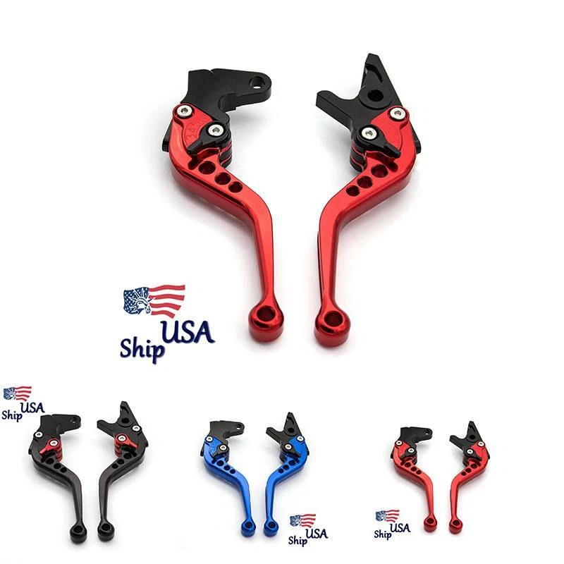 CNC Adjust Short Brake Clutch Levers For Yamaha FZ1 FAZER  2001-2005 2004 2003 - Image 4 of 4