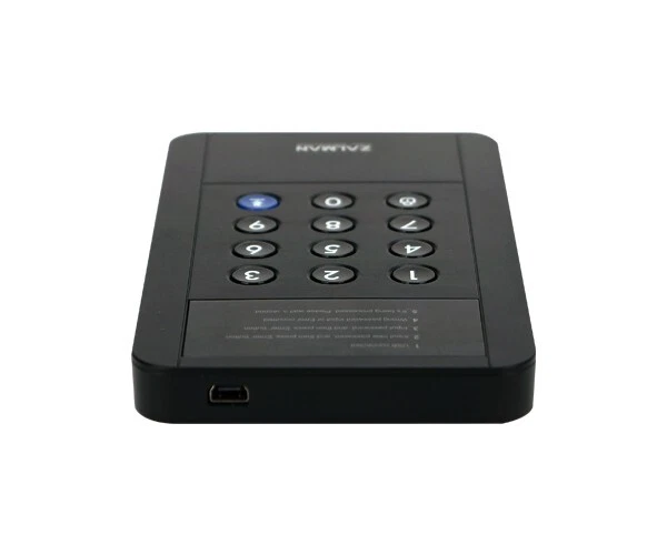 Zalman ZM-SHE350 Black Storage Drive Enclosure for 2.5"  HDD/SSD USB3 Password - Image 2 of 4