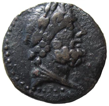 CILICIA, MOPSOS. AE 19. CIRCA 2nd - 1st CENTURY BC. ZEUS/LIGHTED ALTAR.