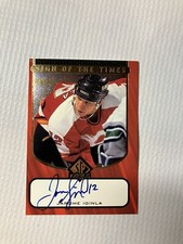 1997/98 UPPER DECK SP SIGN OF THE TIMES CARD #JI JAROME IGINLA AUTO AUTOGRAPH
