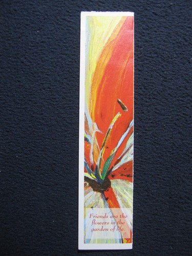 Friends are the Flowers in the Garden of Life Easter Seal Paper Bookmark - Picture 1 of 3
