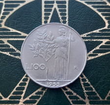 ($)    100 Lire 1955 (Minerva 1° tipo) - REPUBBLICA ITALIANA IN LIRE 1946-2001 -