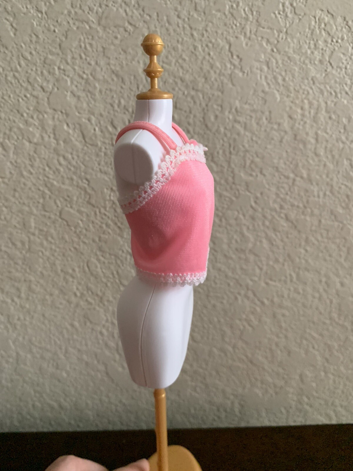 Vintage *Barbie* Fun To Dress 4808 Pink Lingerie Top, 1989 INSTITUTO