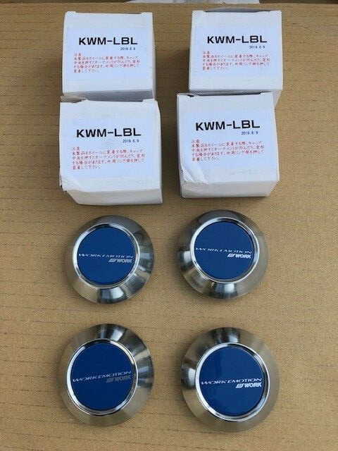 本 WORK CENTER CAP SET X4 FOR EMOTION CR WHEEL KWM-LBL4 alloy