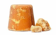 Bucket Jaggery Gur Gud, natural untreated, non-centrifugal cane sugar 1 kg
