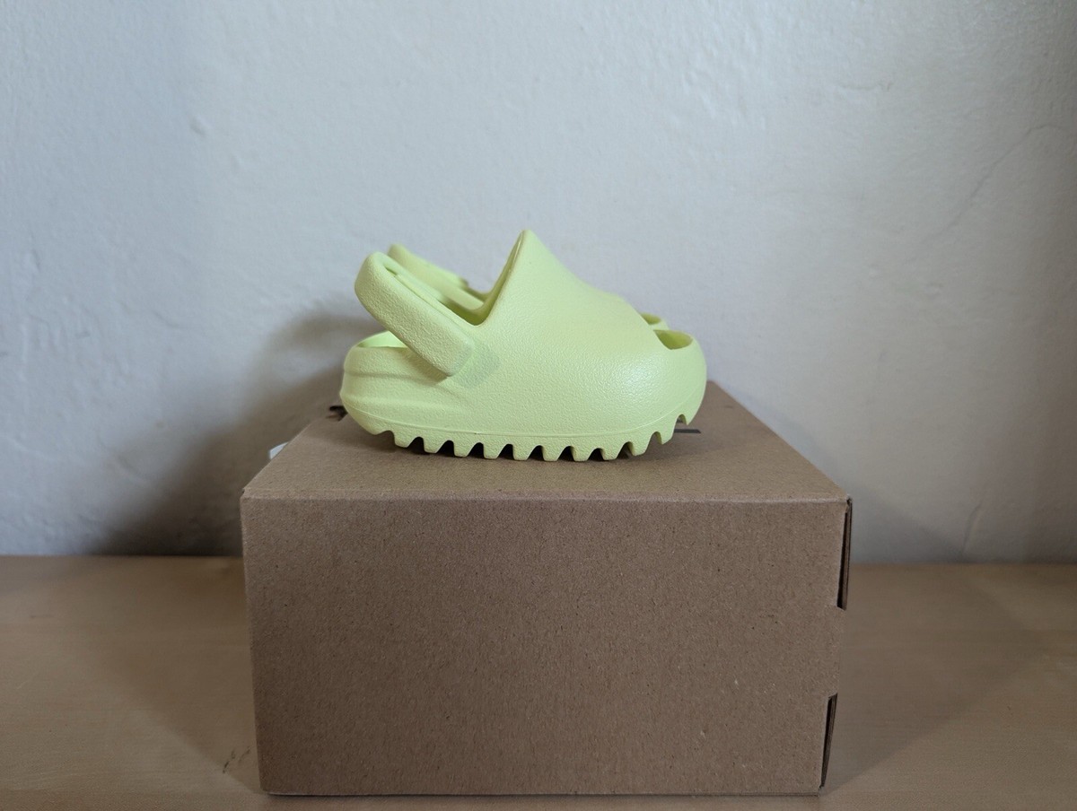 Adidas Yeezy Slide Glow Green | Size 7 | Brand New (No Box) Adidas Yeezy Slides “Glow” Brand New DM to purchase Size 6, 12 main image 4