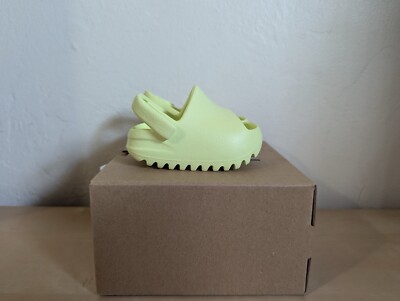 Adidas Yeezy Slide Infant Green Glow HQ4119 Size 3K BNIB Authentic!
