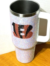Cincinnati Bengals The Memory Company 46oz Bling Colossal Tumbler No Lid