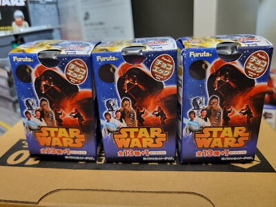 Star Wars Choco Egg (2015, Furuta) Brand New Factory Sealed Set of 3 Boxes