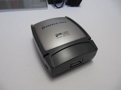 IOGear GPSU21 1-Port USB 2.0 Print Server w/ AC Adapter & USB Cable - Picture 6 of 8