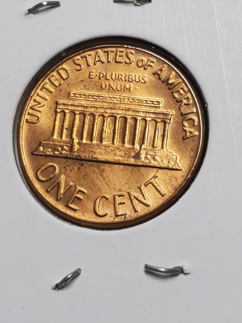1970 D Mint Mark Penny, No FG, floating roof, in GEM BU CONDITION