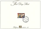 [FDS136] Belgium FDS 2004-17 Red Cross First Day Sheet SUPERB